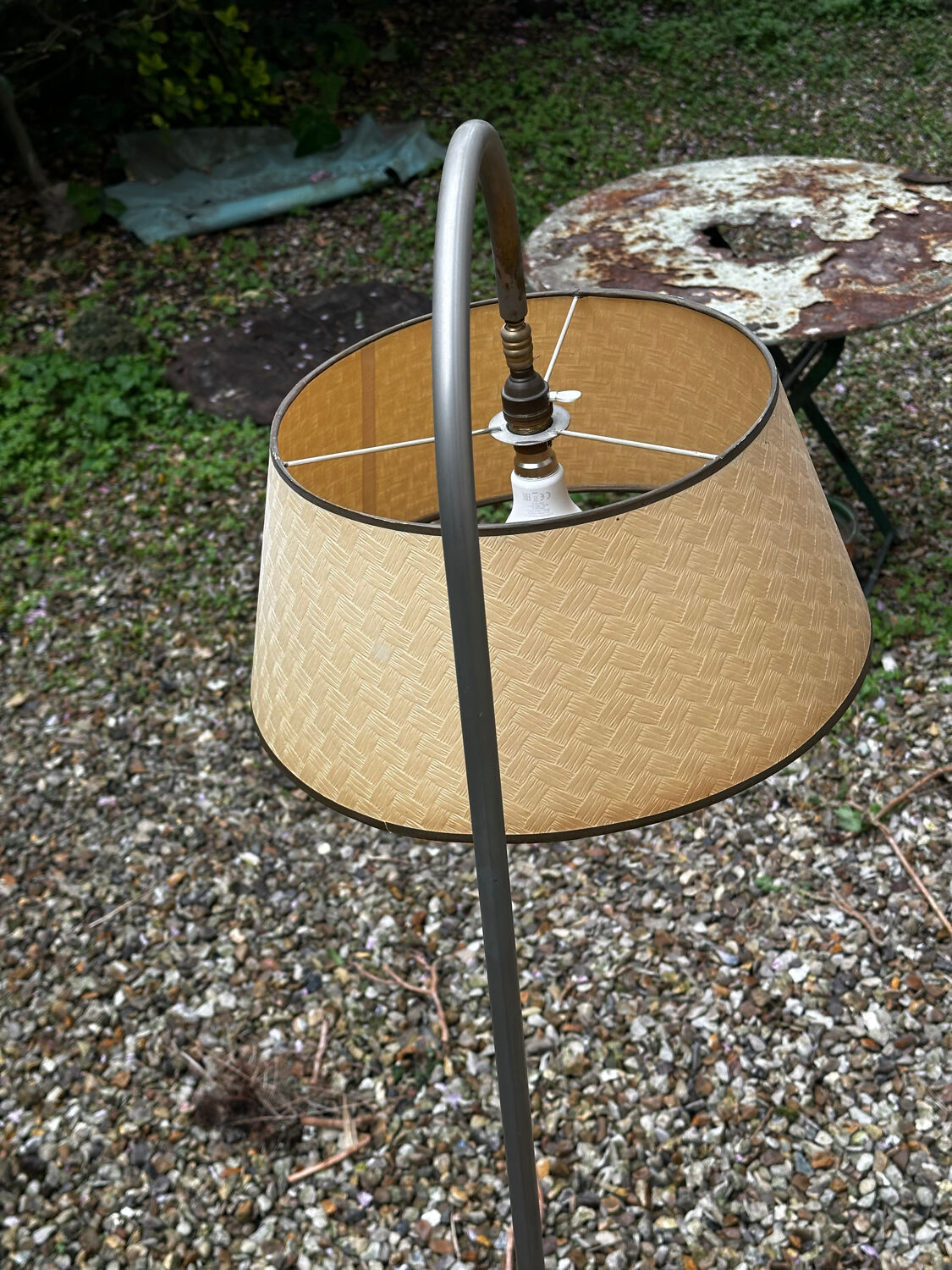 Mid-century reading floor lamp