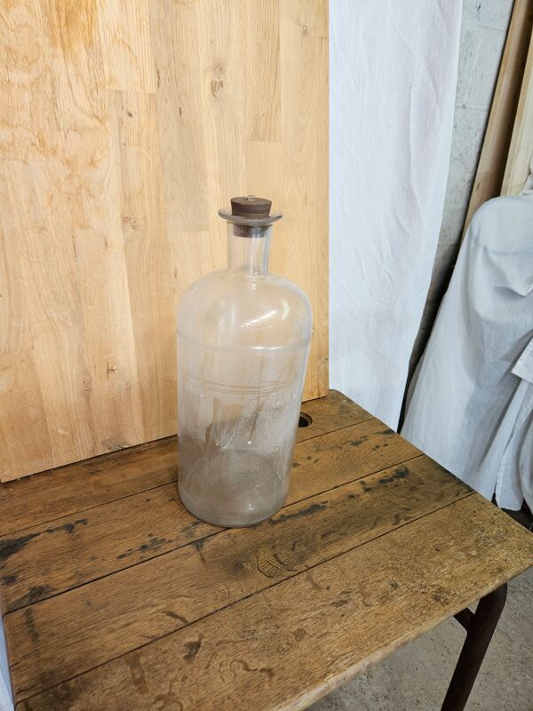 Grand flacon, bonbonne de chimiste 1950