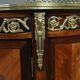 Small living room piece in precious wood marquetry, Louis XVI style – mid-19th century.