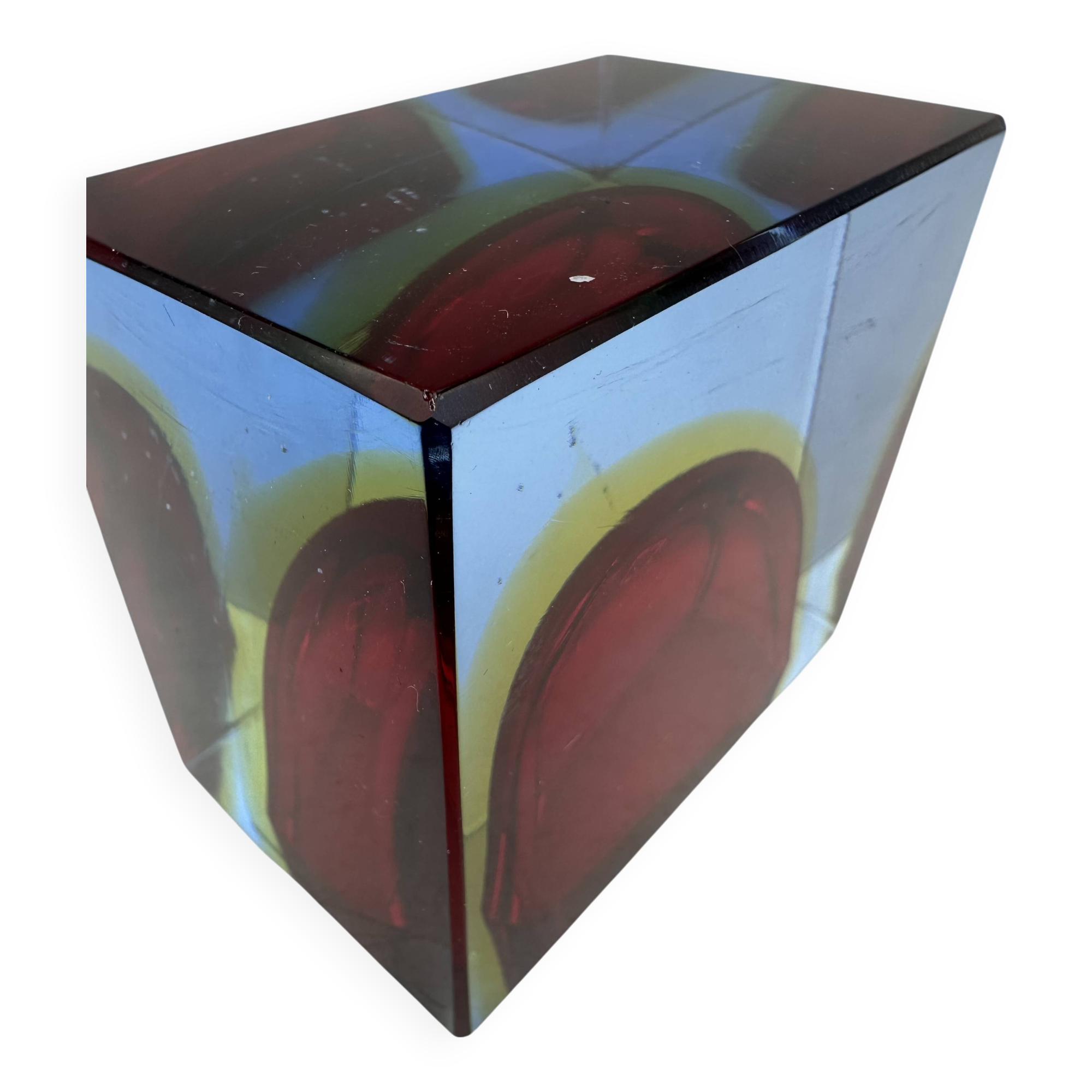 Sommerso Murano ashtray or pocket emptier 1960