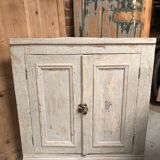 Old weathered corner workshop furniture