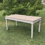 Solid fir farmhouse table