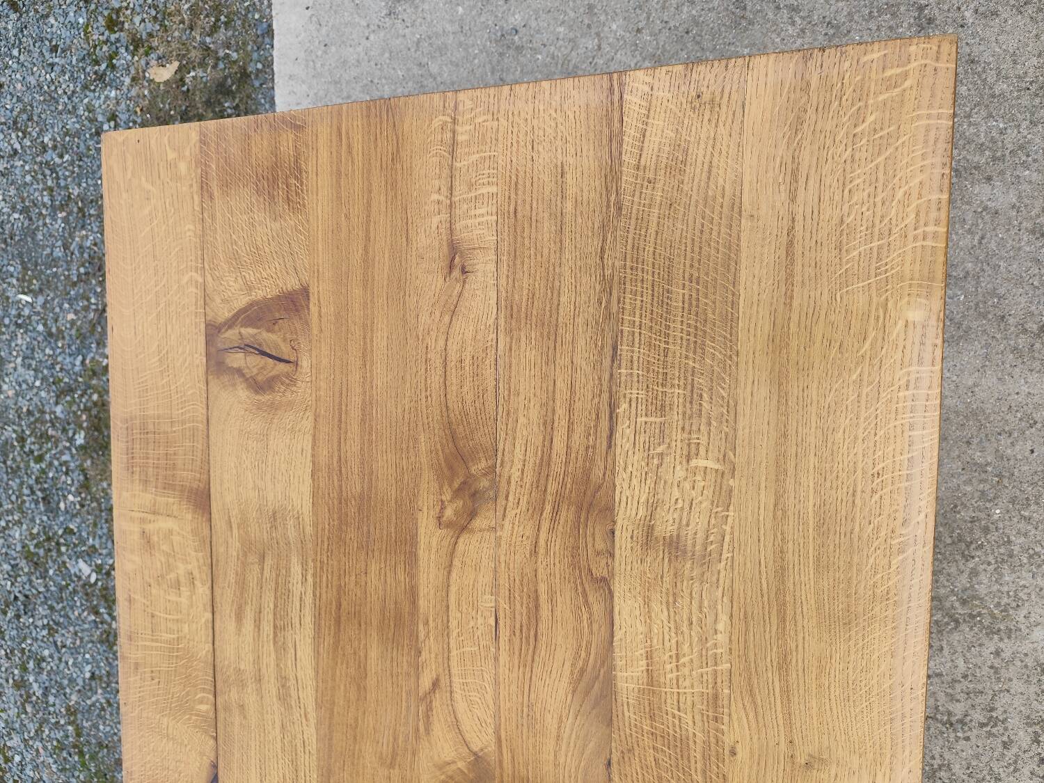Duo XXL farmhouse table 320 cm oak spindle legs
