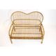 Small Italian rattan sofa from the 60s.