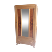 Vintage wardrobe of the 50's with 1 door