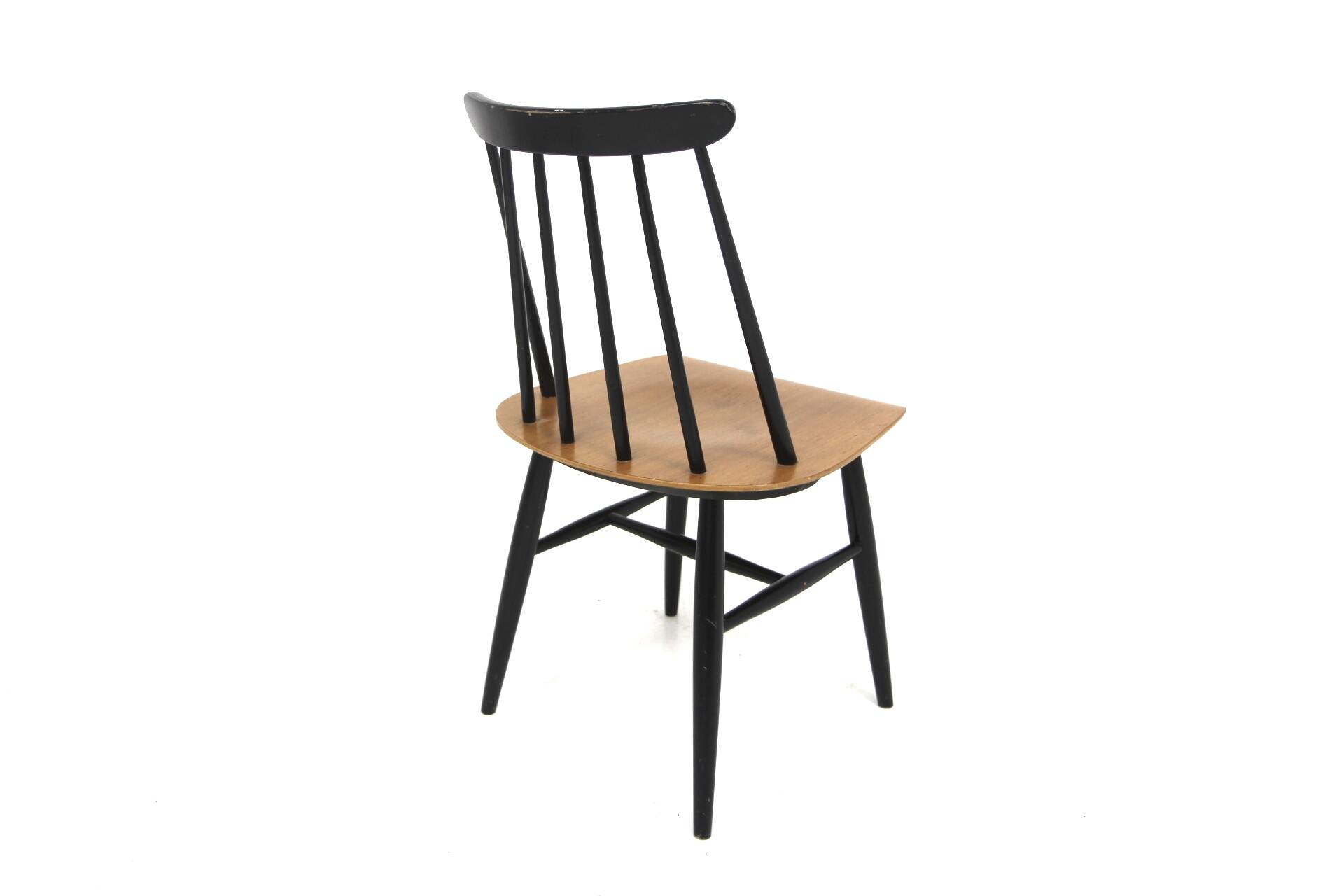 Set de 4 chaises "Fanett" en teck par Ilmari Tapiovaara, Suède, 1960