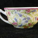 9 porcelain coffee cups from limoges haviland decorated with flowers circa 1930