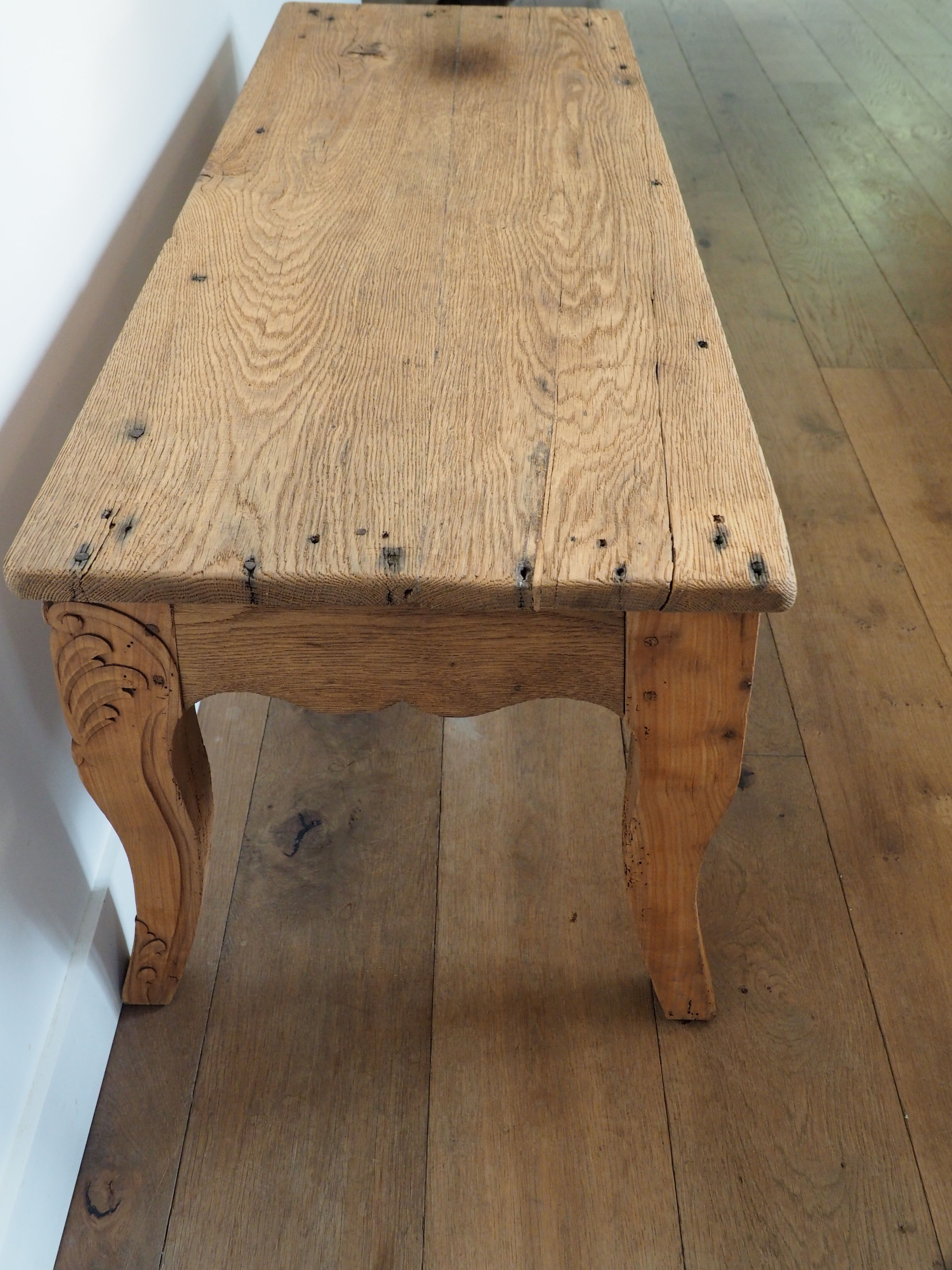 18th oak coffee table