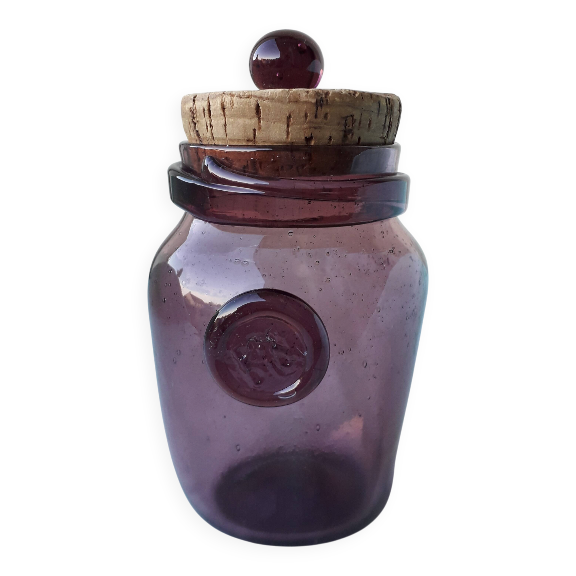 Bubble glass pot Biot
