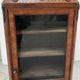 Louis XVI style one-door display case in 20th century wood marquetry