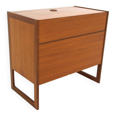 Meuble-bar en teck 'Varié-B'', Arne Wahl-Iversen, Möbel-Ikéa, Suède, 1960