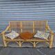 Rattan and bamboo sofa Dal Vera
