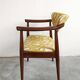 MCM dining chair with armrests by Bernardo Bernardi 1960s