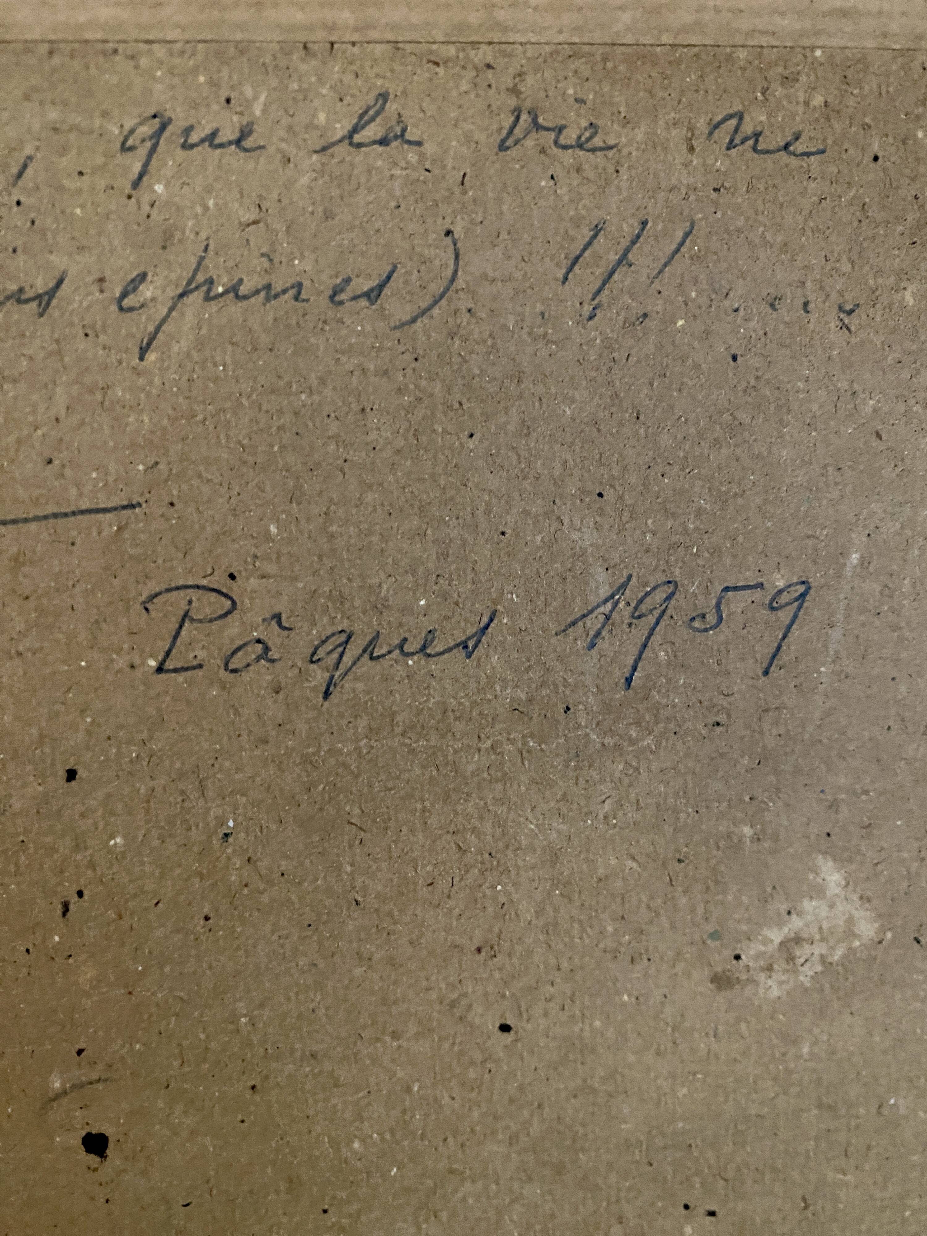 Framed poster vintage pinks yellow feared