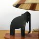 Vintage wooden lamp 50s