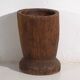 Mortier et pilon anciens de style wabi-sabi (c.1920) #1