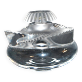 Lalique flacon Baptiste en cristal dépoli signé "Lalique R France" 1979