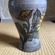 Sunflower vase signed Fonck and Matéo, Vallauris 60s