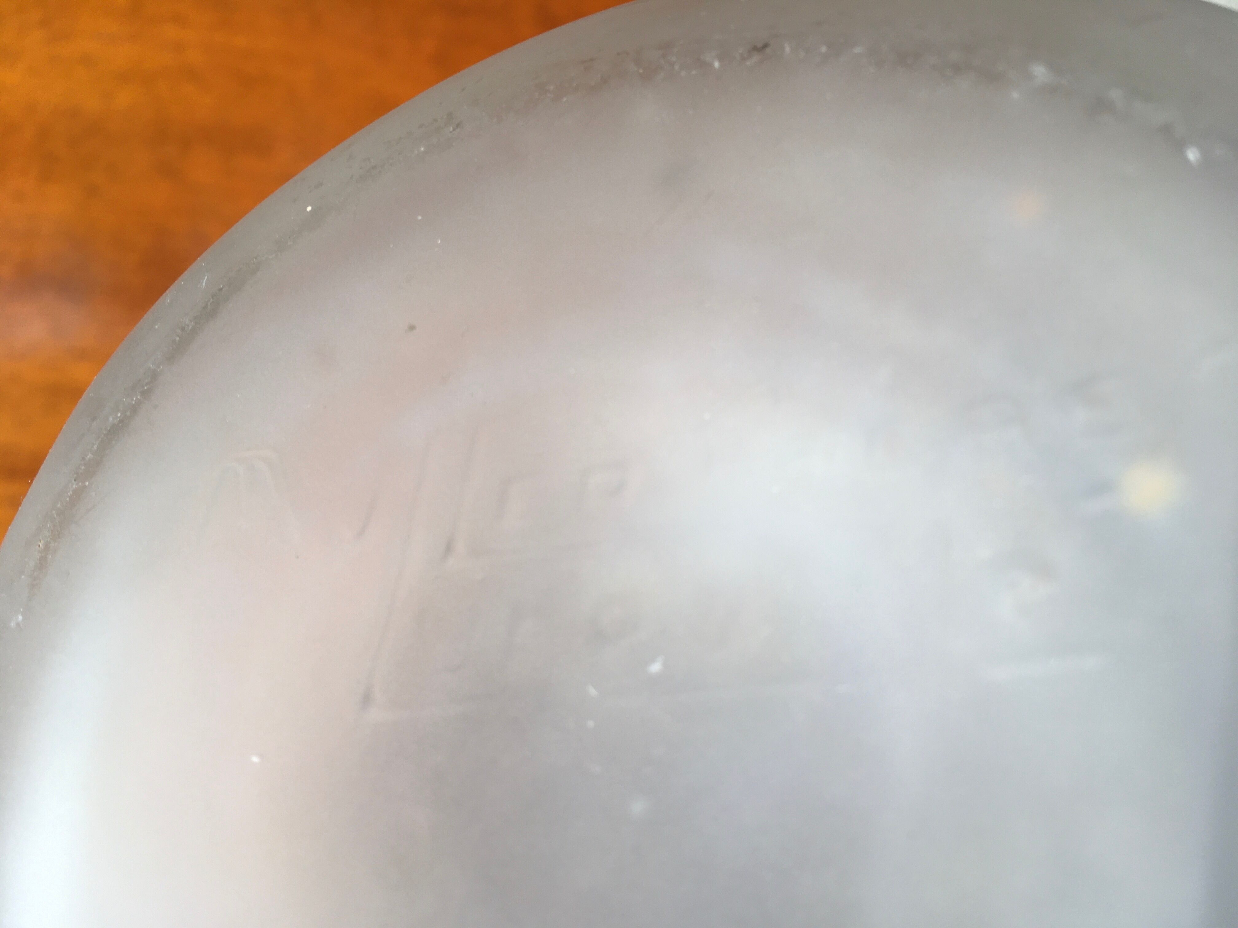 Glass vase by Muller Brothers