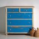 Antique painted pine commode – Central Europe, circa 1890