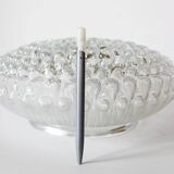 Grand globe de lampe vintage en verre transparent, globe de remplacement