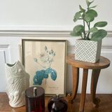 Vintage wooden side table / stool