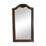 Art Deco mirror in chestnut