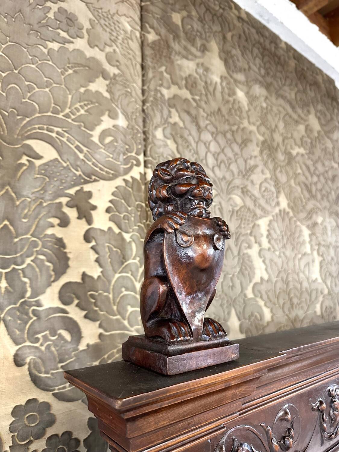 Renaissance style bank safe
