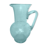 Green glass pitcher