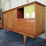 Sideboard vintage of the 50s in light oak