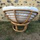 Papasan armchair