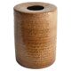 Scandinavian Modern Brown Cylindrical Vase, Jerk Werkmäster, Nittsjö Sweden 1960