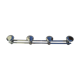 Chrome metal coat hanger