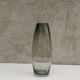 Vintage smoked glass vase