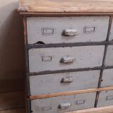 Industrial sideboard with 16 drawers
