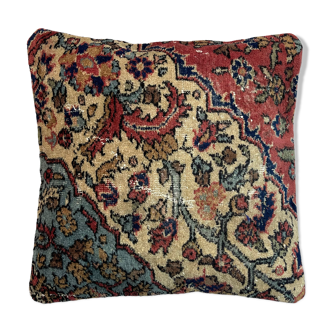 Housse de coussin de tapis turc vintage 45 x 45 cm