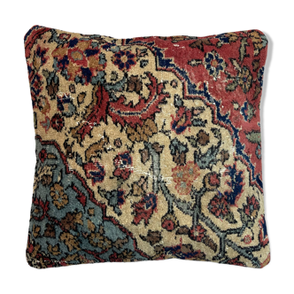 Vintage turkish rug cushion cover 45 x 45 cm