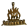 Chandelier, brass Hanukkah menorah