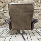Vintage leather lounge chair 1960