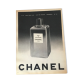 Publicité vintage à encadrer Chanel eau de Cologne