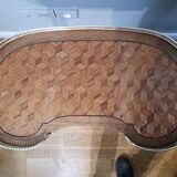 Marquetry pedestal table or side table