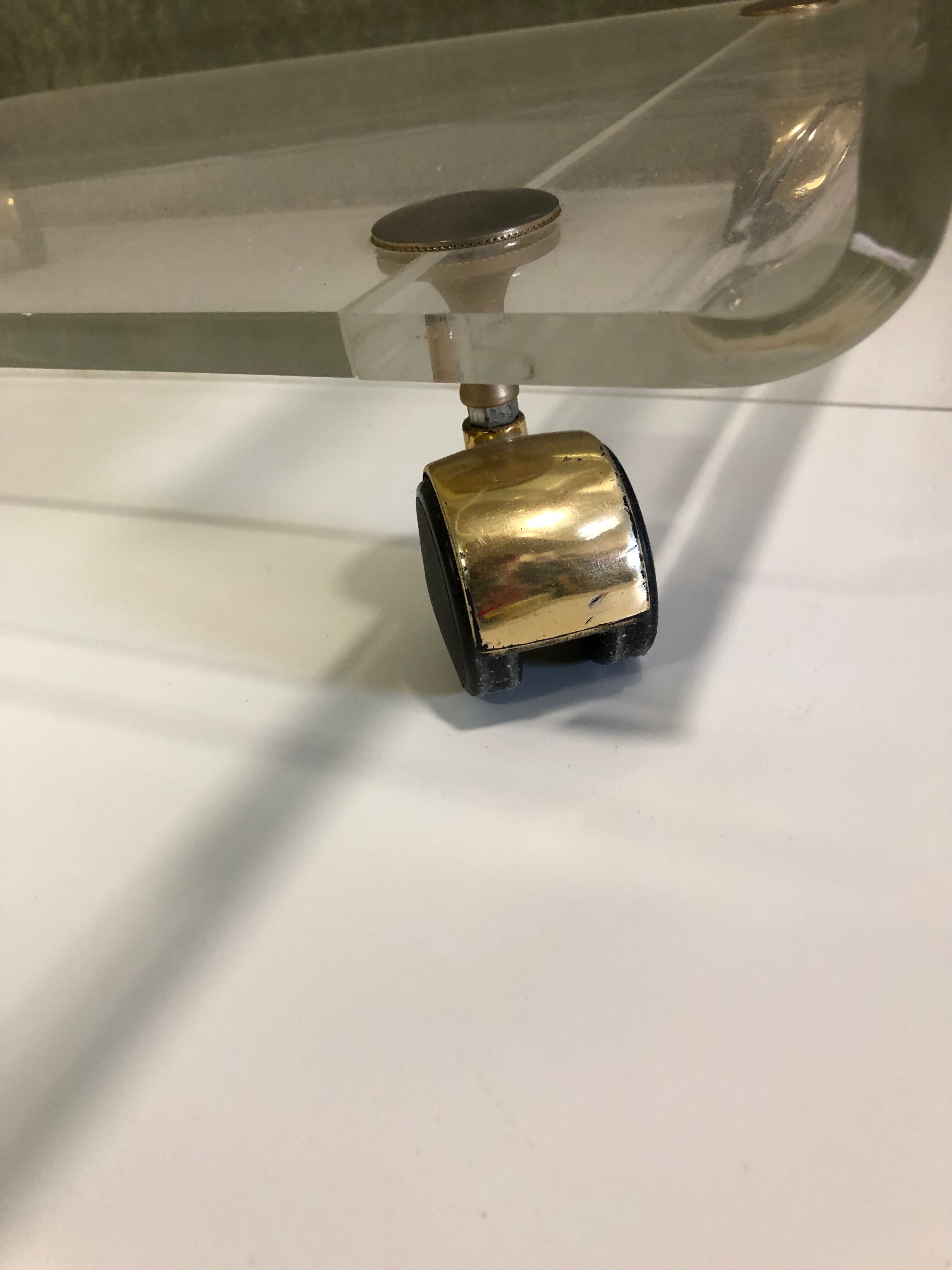 Hifi video plexiglass trolley