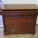 Fruit wood ogee chest of drawers - Louis Philippe style - 4 drawers - 1980s
