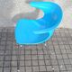 LOOP armchair - Scandinavian DESIGN chair by Claus Breinholt (Danish) Infiniti - blue polypropylene