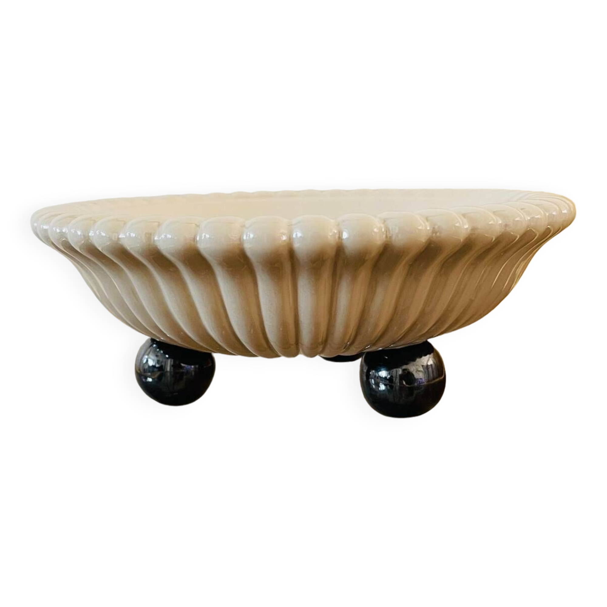 Ceramic plate cup 1970