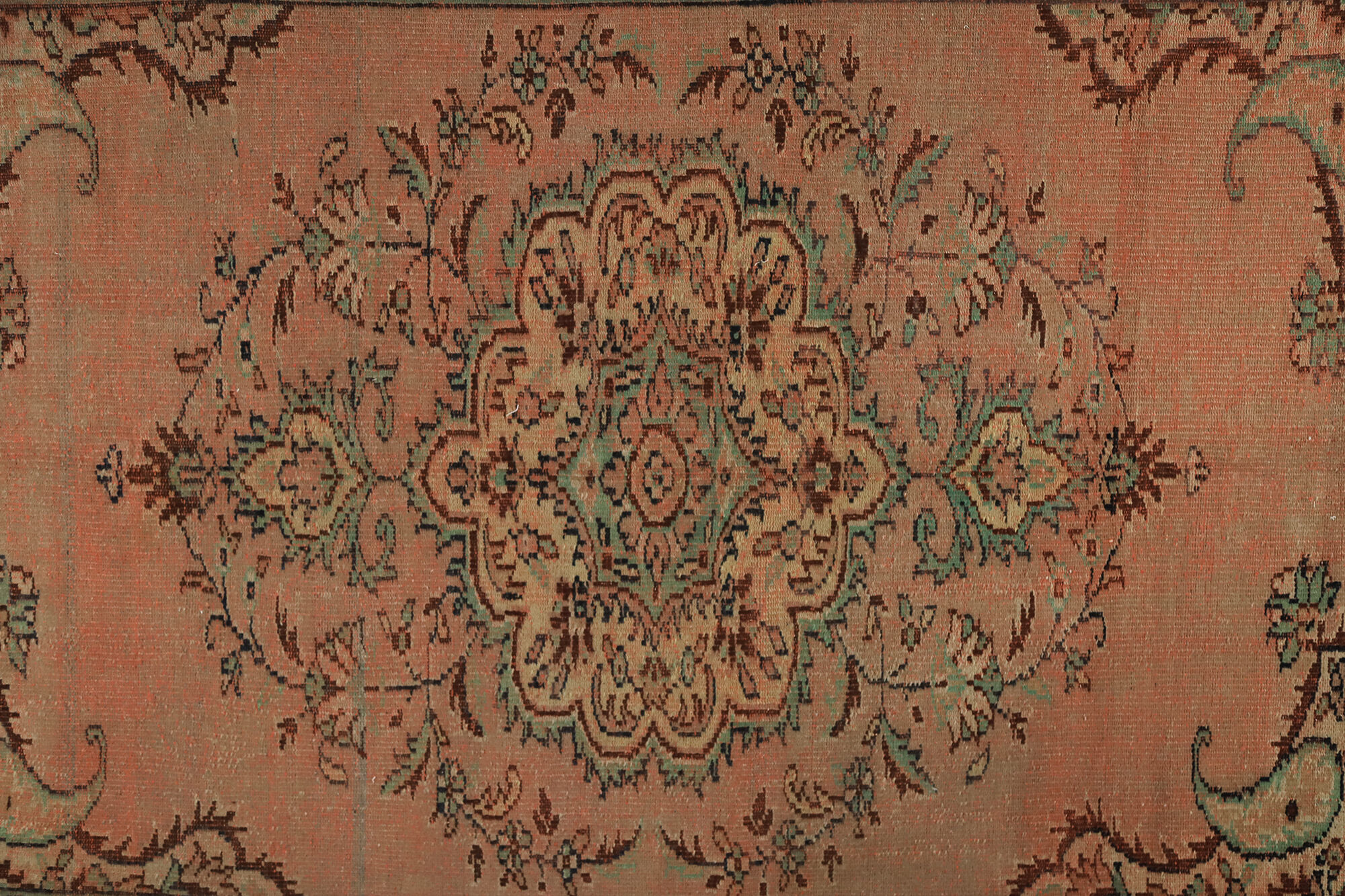 Anatolian handmade vintage rug 297 cm x 184 cm