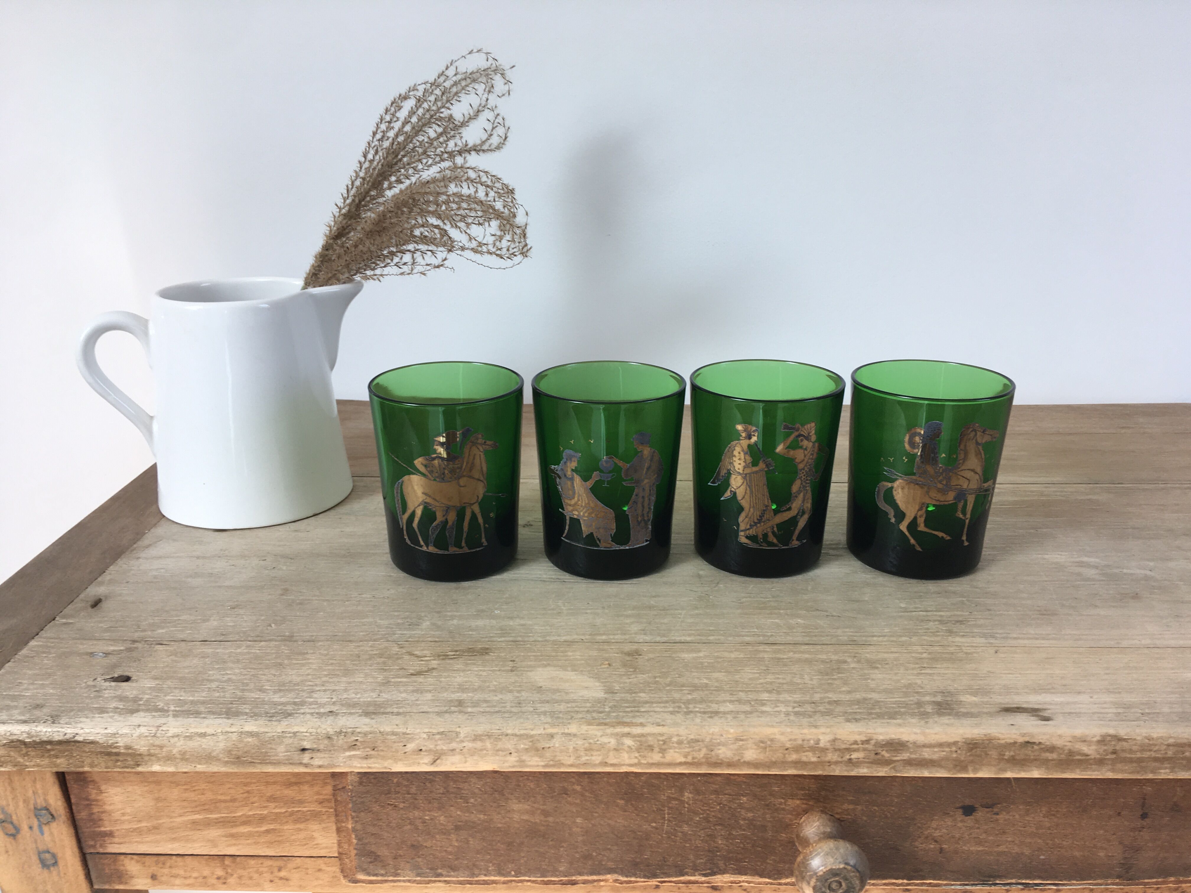 Water glasses / greek mythology whisky