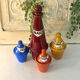 French 1950s ceramic vinaigrette set, Pol Chambost style