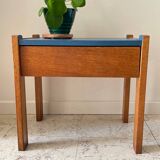 Vintage Scandinavian Cube Bedside Table