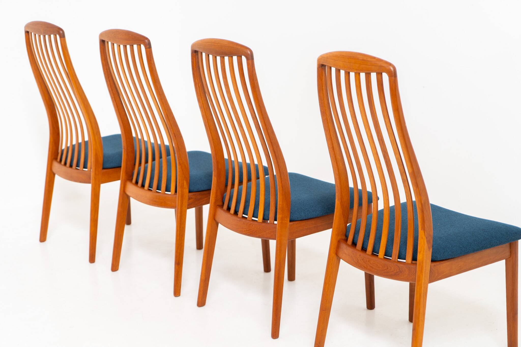 Ensemble de 4 chaises de salle à manger par Kai Kristiansen pour Schou Andersen